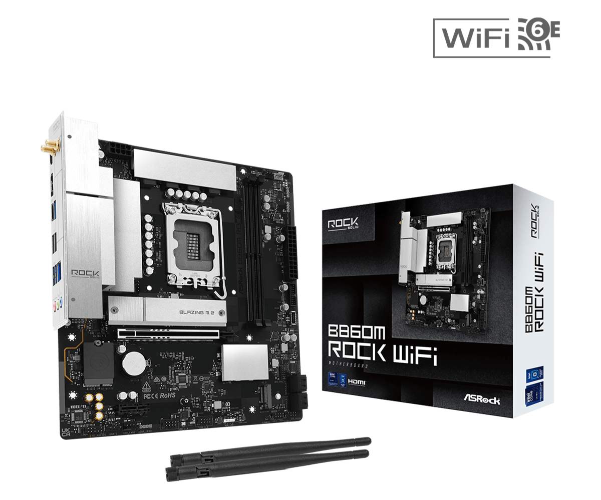 B860M Rock WiFi Photos